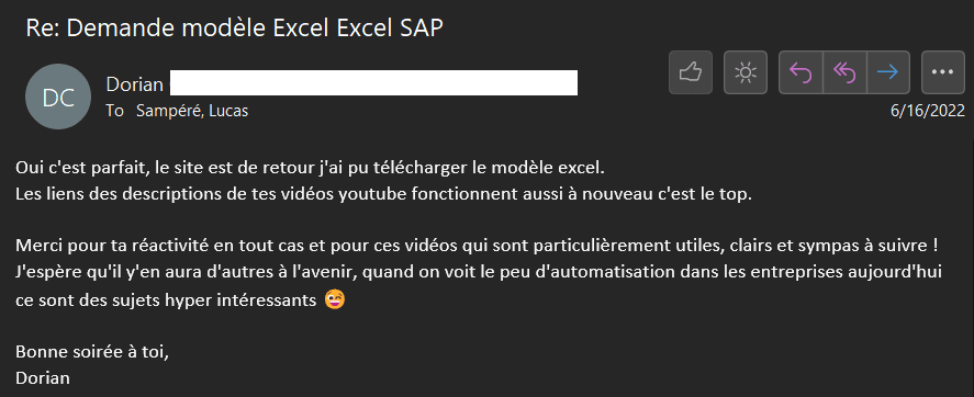 Témoignage de Dorian